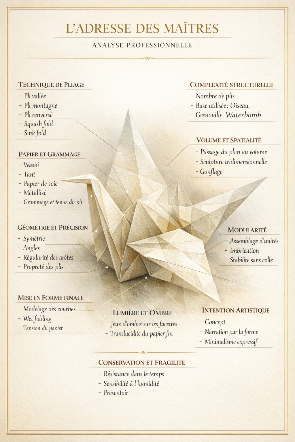 Análisis del arte del plegado